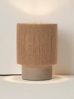 Kleine tafellamp Galea van jute^Westwing Collection Sale