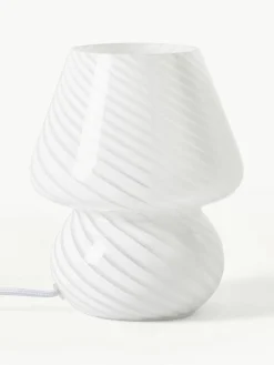 Kleine tafellamp Lareina van opaalglas^Westwing Collection Outlet