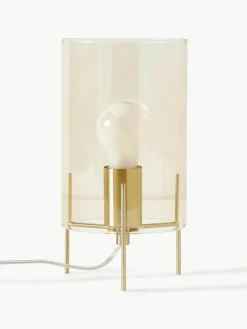 Kleine tafellamp Laurel van gekleurd glas^Westwing Collection Outlet