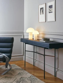 Kleine tafellamp Onfale, mondgeblazen^Artemide Hot