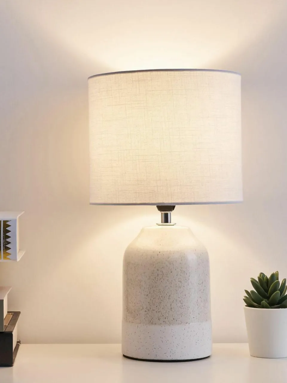 Kleine tafellamp Sandy Glow van keramiek^Westwing Best