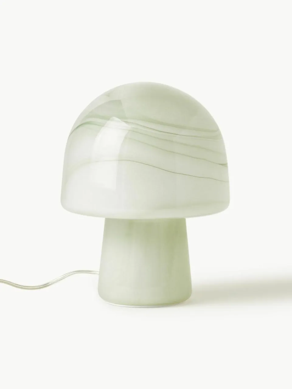 Kleine tafellamp Talia in marmerlook^Westwing Collection Fashion