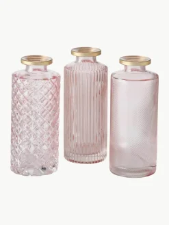 Kleine vazen Adore van glas, set van 3^Westwing Outlet