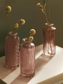Kleine vazen Adore van glas, set van 3^Westwing Outlet