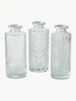 Kleine vazen Adore van glas, set van 3^Westwing Hot