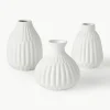 Kleine vazen Palo van porselein, set van 3^Westwing Collection Sale