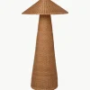 Kleine vloerlamp Dou van rotan, handgemaakt^ferm LIVING Best