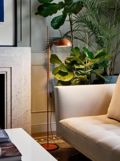 Kleine vloerlamp Funiculí met verstelbare lampenkap^Marset Discount