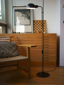 Kleine vloerlamp Funiculí met verstelbare lampenkap^Marset Discount