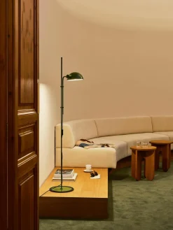 Kleine vloerlamp Funiculí met verstelbare lampenkap^Marset Discount