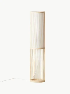 Kleine vloerlamp Nori van bamboehout^Westwing Sale