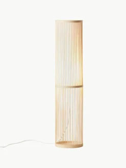Kleine vloerlamp Nori van bamboehout^Westwing Sale