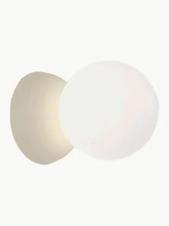 Kleine wand- en plafondlamp Zero van glas en beton^Nova Luce Sale