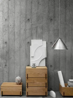 Kleine wandkast Stack van eikenhout^Kristina Dam Online