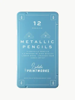 Kleurpotloden Metallic, 12-delig^Printworks New