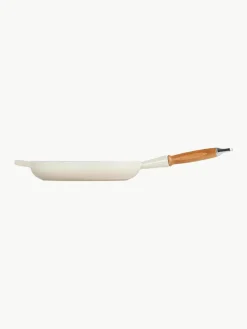 Koekenpan Signature Collection uit gietijzer met houten handvat^LE CREUSET Outlet