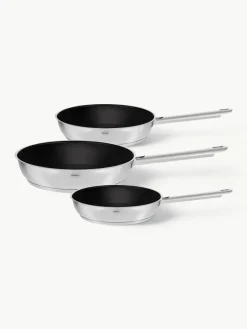 Koekenpannen Elegance van roestvrij staal met antiaanbaklaag, set van 3^RÖSLE Clearance