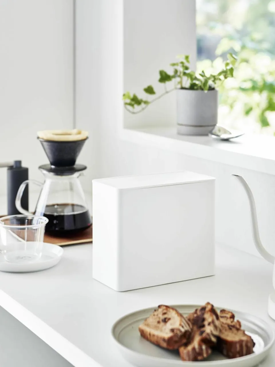 Koffiefilterbox Tower van metaal^Yamazaki New