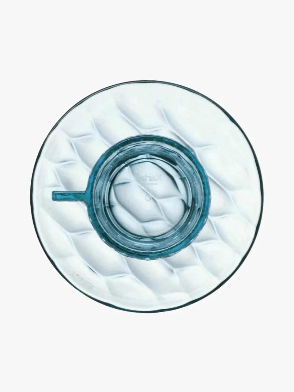 Koffiekopjes met schoteltjes Jellies met structuurpatroon, 4 stuks^Kartell Outlet