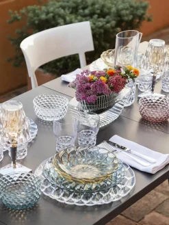 Kommen Jellies met structuurpatroon, 4 stuks^Kartell Best