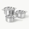 Kookpotten Alchimy van edelstaal, set van 3^De Buyer Online