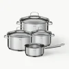 Kookpotten Elegance van RVS, set van 4^RÖSLE Hot
