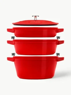 Kookpotten La Cocotte uit gietijzer, set van 3^Staub New