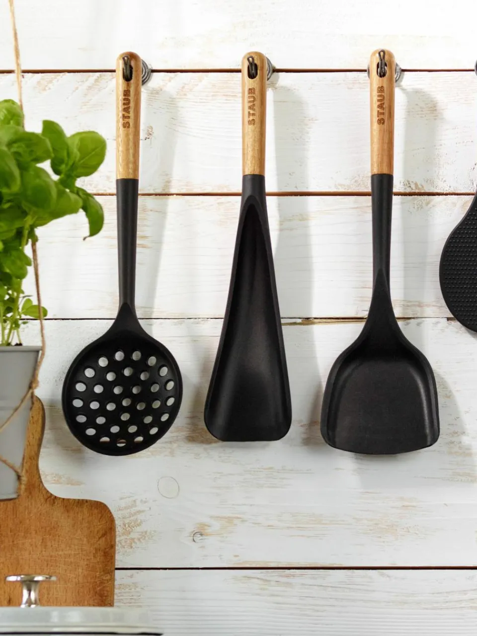 Kookschuimer Cook acaciahouten handvat^Staub Best