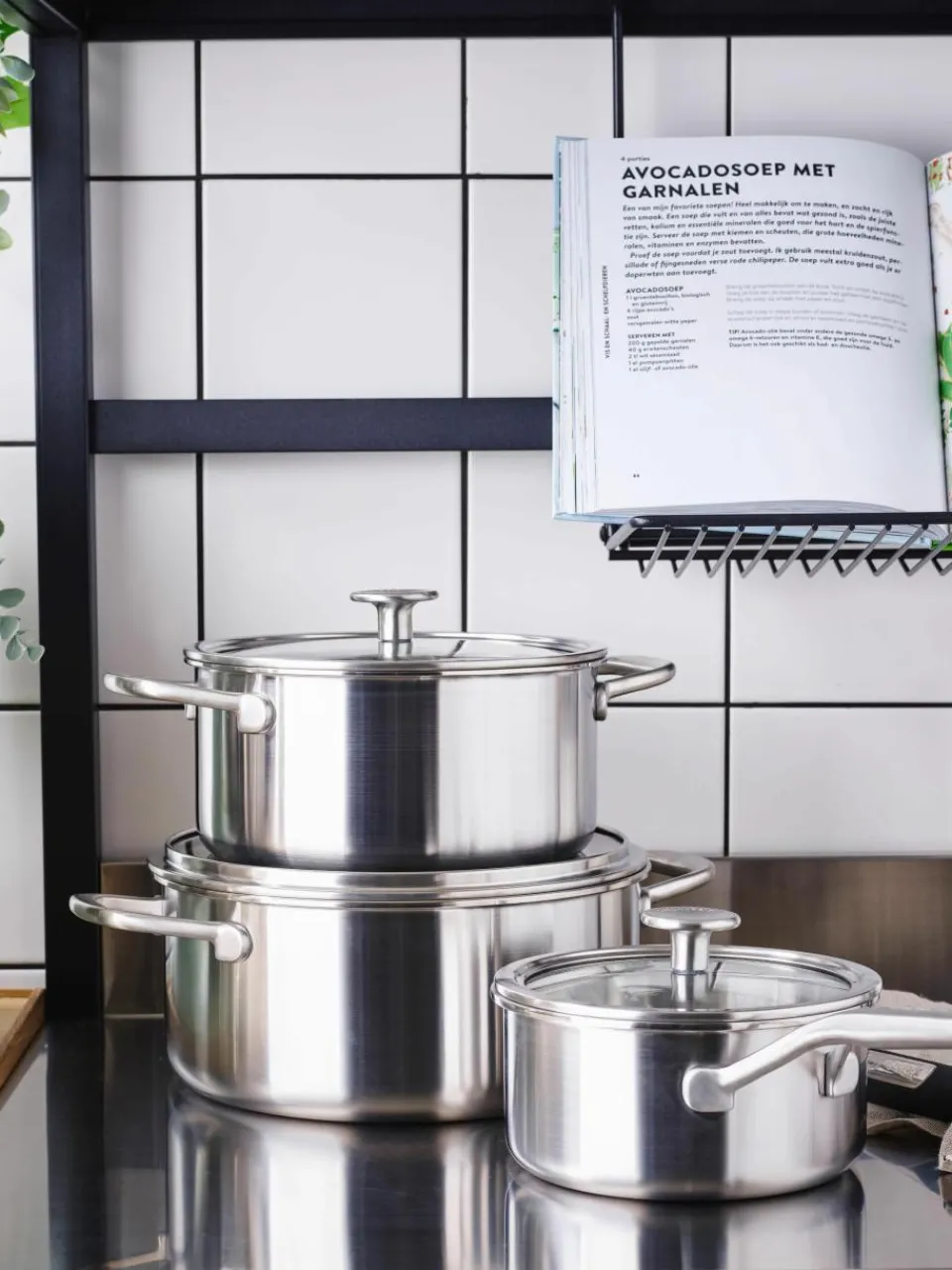 Kookset met 3 lagen, 7-delig^KitchenAid Discount