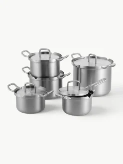 Kookset Q-Linair met antiaanbaklaag, 5-delig^BK Hot