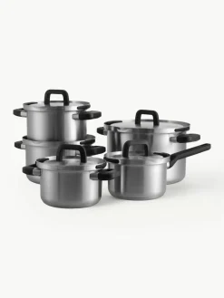 Kookset Q-Linair met antiaanbaklaag, 5-delig^BK Clearance