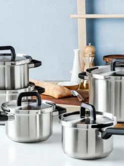 Kookset Q-Linair met antiaanbaklaag, 5-delig^BK Clearance