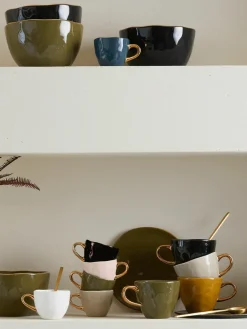 Kopje Good Morning met goudkleurige handvat^Urban Nature Culture Fashion