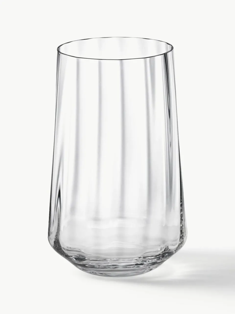 Kristalglazen waterglazen Bernadotte met groefstructuur, 6 stuks^GEORG JENSEN Fashion