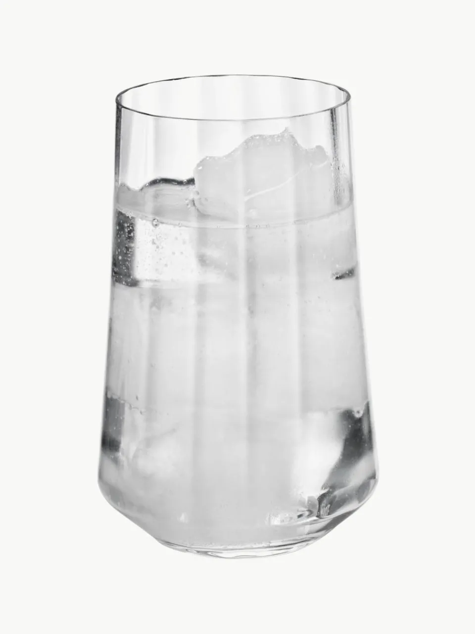 Kristalglazen waterglazen Bernadotte met groefstructuur, 6 stuks^GEORG JENSEN Fashion