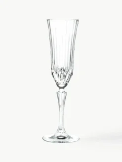 Kristallen champagneglazen Adagio met reliëf, 6 stuks^RCR Discount