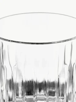 Kristallen glazen Timeless met groefreliëf, 6 stuks^RCR Clearance
