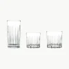 Kristallen glazen Timeless met groefreliëf, set van 18^RCR Clearance