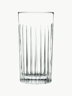 Kristallen glazen Timeless met groefreliëf, set van 18^RCR Clearance