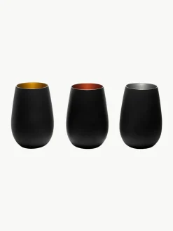 Kristallen longdrinkglazen Elements, 6 stuks^Stölzle Lausitz New