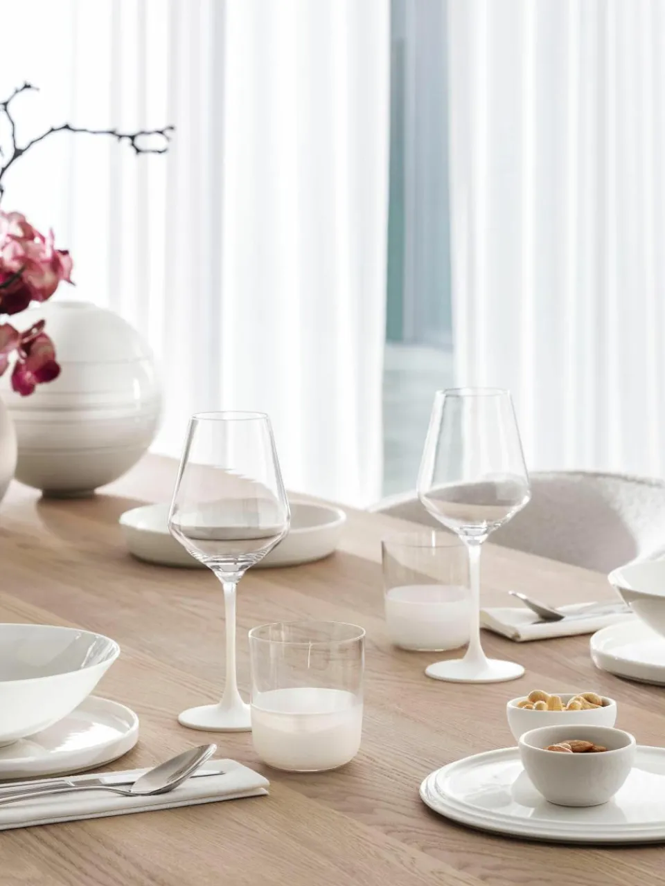 Kristallen witte wijnglazen Manufacture Rock, 4 stuks^Villeroy & Boch Sale