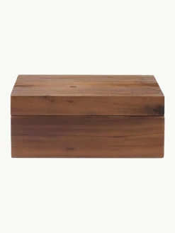 Kruidendoosjes Wood van acaciahout, set van 7^knIndustrie Fashion