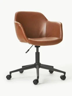Kunstleren bureaustoel Fiji met smalle zitvlak^Westwing Collection Discount