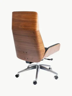 Kunstleren bureaustoel Rouven, in hoogte verstelbaar^Kare Design Outlet