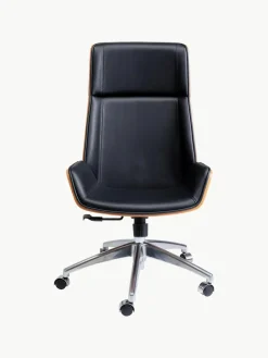 Kunstleren bureaustoel Rouven, in hoogte verstelbaar^Kare Design Outlet