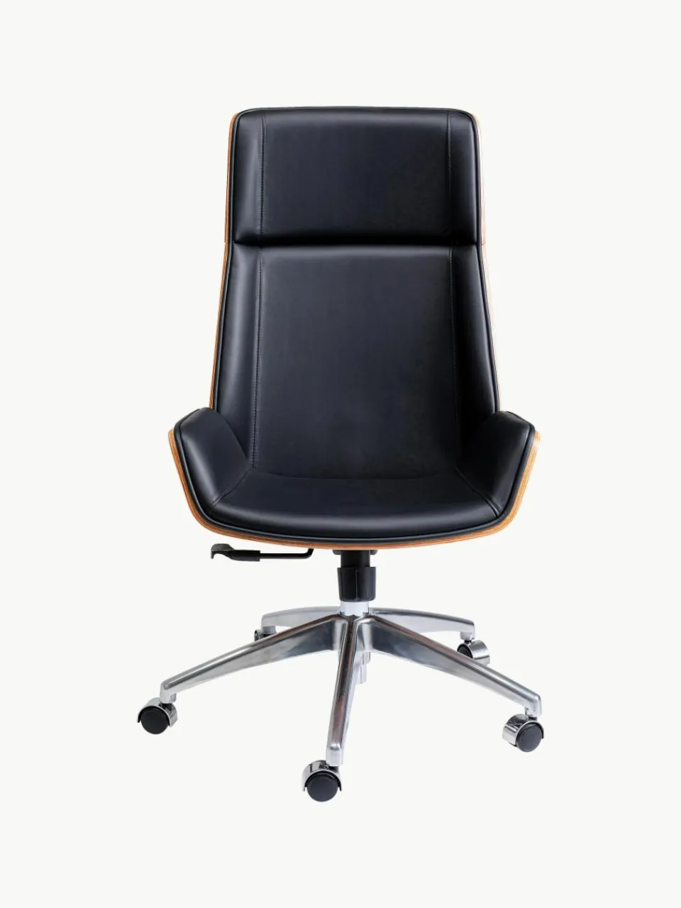 Kunstleren bureaustoel Rouven, in hoogte verstelbaar^Kare Design Outlet