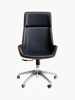 Kunstleren bureaustoel Rouven, in hoogte verstelbaar^Kare Design Outlet