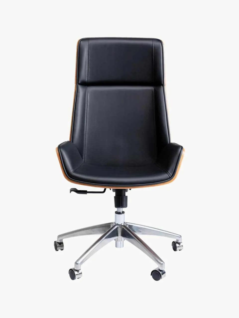 Kunstleren bureaustoel Rouven, in hoogte verstelbaar^Kare Design Outlet
