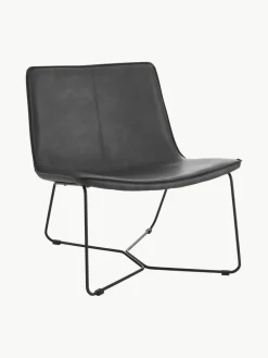 Kunstleren lounge fauteuil Barrel^Ellos Home New