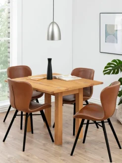 Kunstleren stoelen Batilda, 2 stuks^Westwing Hot